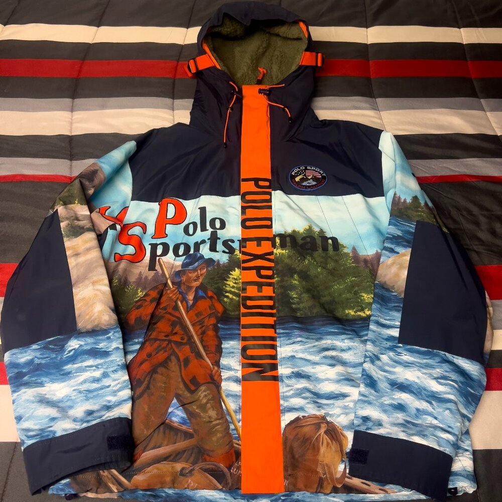 Polo Ralph Lauren Super Rare! Polo Sportsman Expedition Graphic Jacket BNWT SZ L